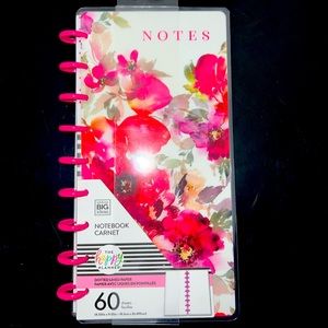 Happy Planner Floral Half Sheet Notebook